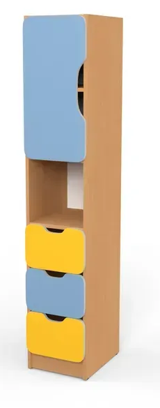 Стінка ШС Елемент 5 /300х410х1595 МФ Вересень